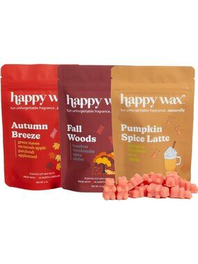 Cozy Fall Scented Soy Wax Melts Variety Pack - 6oz Autumn Fragrance Collection
